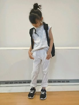 「ボーター」｜「アイテム（その他）」を使った、Hinataさん（キッズ・122cm）の夏コーディネート