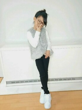 Hinataさん（キッズ・122cm）の秋コーディネート