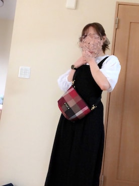 「GU（ジーユー）のアイテム（つなぎ/オールインワン）」を使った、たんみくさん（レディース・153cm）の春コーディネート
