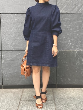 「N°21（ヌメロ ヴェントゥーノ）のアイテム（バッグ）」を使った、k_ayaさん（レディース・152cm）の秋コーディネート