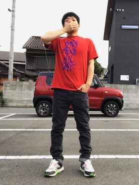 「LEVI'S SKATEBOARDING（リーバイススケートボーディング）のアイテム」を使った、NOKSさん（メンズ・169cm）の夏コーディネート