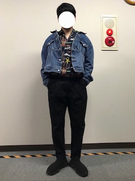 「スピードトレーナー」｜NOKSさん（メンズ・169cm）の春コーディネート