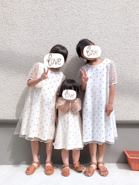 ranako＊さん（キッズ・110cm）の夏コーディネート