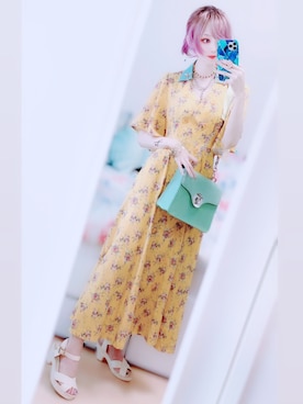 「chigo（チーゴ）のアイテム」を使った、砂漠さん（レディース・154cm）の夏コーディネート