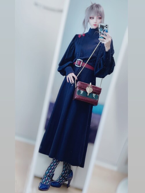 PAMEO POSE（パメオポーズ）の「Mandarin Knit Dress