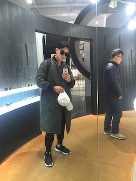 「8seconds（エイトセカンズ）のアイテム（ダウンジャケット/コート）」を使った、艾玛_____さん（メンズ・180cm）の冬コーディネート