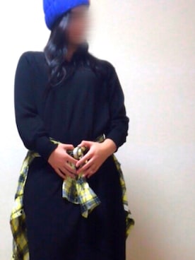 「GORGE（ゴージ）のアイテム（帽子）」を使った、☺︎さん（レディース・164cm）の秋コーディネート