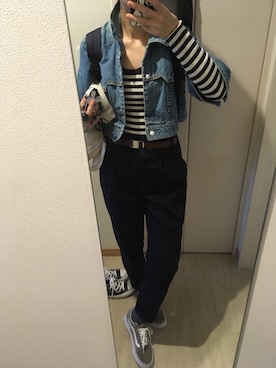 「MARC JACOBS（マークジェイコブス）のアイテム（その他）」を使った、yukkiさん（レディース・159cm）の秋コーディネート