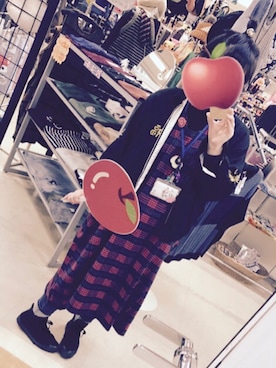 「ニコちゃん」｜「アイテム（ワンピース/ドレス）」を使った、末期ちゃんさん（レディース・158cm）の冬コーディネート