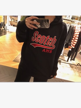 「SCOTCH&SODA（スコッチアンドソーダ）のアイテム」を使った、まりなさん（レディース・153cm）の春コーディネート