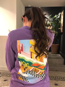 「SCOTCH&SODA（スコッチアンドソーダ）のアイテム」を使った、まりなさん（レディース・153cm）の春コーディネート