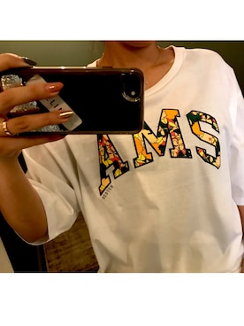 「SCOTCH&SODA（スコッチアンドソーダ）のアイテム」を使った、まりなさん（レディース・153cm）の夏コーディネート