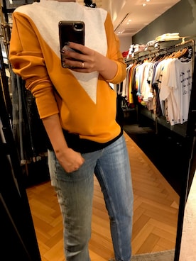 「SCOTCH&SODA（スコッチアンドソーダ）のアイテム」を使った、まりなさん（レディース・153cm）の夏コーディネート