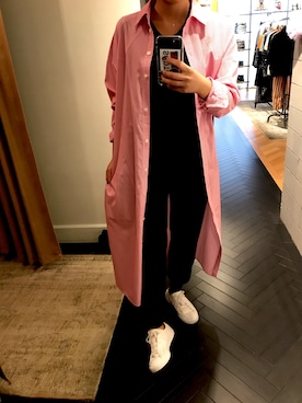 「SCOTCH&SODA（スコッチアンドソーダ）のアイテム」を使った、まりなさん（レディース・153cm）の夏コーディネート