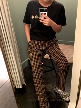「SCOTCH&SODA（スコッチアンドソーダ）のアイテム」を使った、まりなさん（レディース・153cm）の秋コーディネート