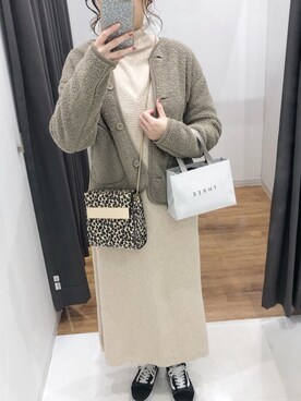 NOZOMI。さん（レディース・159cm）の冬コーディネート