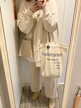 「LOWRYS FARM（ローリーズファーム）のストレッチヒールブーツ　851418（ブーツ）」を使った、NOZOMI。さん（レディース・159cm）の冬コーディネート