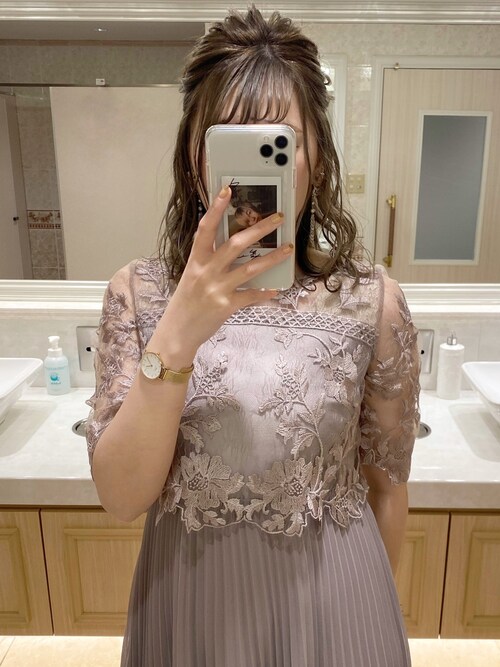 Nozomi Fashion Letterのドレスを使ったコーディネート Wear