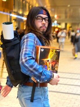 「AVIREX（アヴィレックス）のアイテム（財布/小物）」を使った、すぎたさん（メンズ・171cm）の夏コーディネート