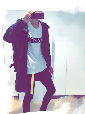 「school」｜Fümäさん（メンズ・187cm）の春コーディネート