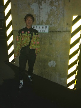 「Hombre Nino（オンブレニーニョ）のアイテム（レッグウェア）」を使った、$eiyaさん（メンズ・165cm）の秋コーディネート