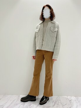 「water massage（ウォーターマッサージ）のアイテム」を使った、HIMIKO　JR名古屋高島屋店さん（レディース・160cm）の秋コーディネート