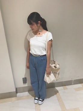 marieさん（レディース・159cm）の夏コーディネート