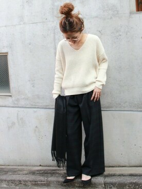 haruさん（レディース・163cm）の冬コーディネート
