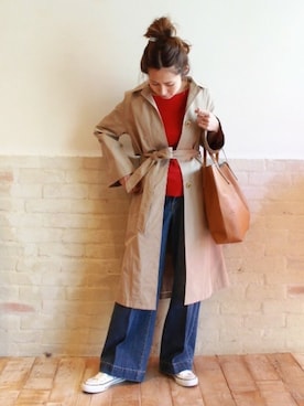 「Lami（ラミ）のアイテム」を使った、haruさん（レディース・163cm）の春コーディネート