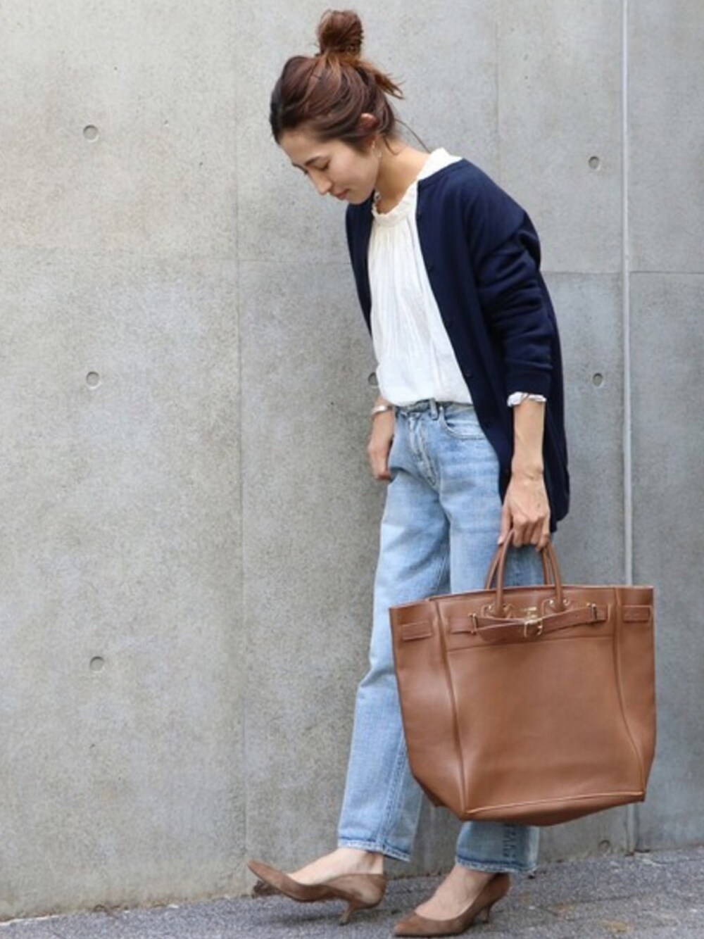 FRAMeWORK（フレームワーク）の「PURE Cashmere 後ろ開きニット