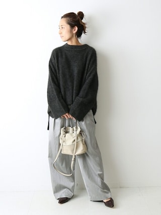 ヘアリープルオーバー(FRAMeWORK) FRAMeWORK（フレームワーク）の「ヘアリープルオーバー◇（ニット