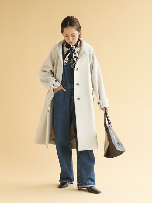 の*ぴ様 美品 FRAMeWORK フレームワークス HAMILTONフーデット FRAMeWORK（フレームワーク）の「HAMILTONフーデットコート◇（その他