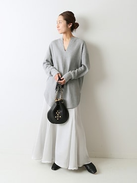 「FRAMeWORK（フレームワーク）のアイテム」を使った、haruさん（レディース・161cm）の秋コーディネート