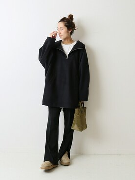 「FRAMeWORK（フレームワーク）のアイテム（ハンドバッグ）」を使った、haruさん（レディース・161cm）の秋コーディネート