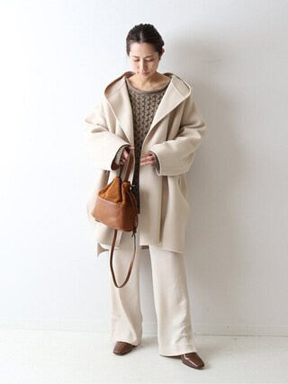 FRAMeWORK（フレームワーク）の「リバーフードポンチョコート