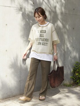 haruさん（レディース・161cm）の春コーディネート