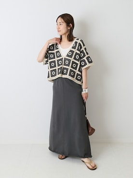 「FRAMeWORK（フレームワーク）のアイテム（ハンドバッグ）」を使った、haruさん（レディース・161cm）の春コーディネート