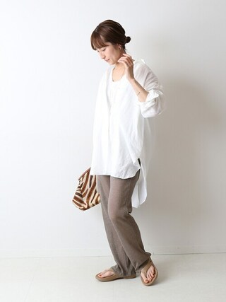 FRAMeWORK（フレームワーク）の「FRENCH LINEN ビッグシャツ