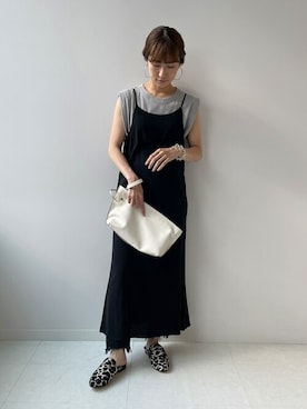「FRAMeWORK（フレームワーク）のアイテム（ワンピース/ドレス）」を使った、haruさん（レディース・161cm）の夏コーディネート