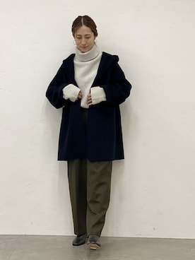 「FRAMeWORK（フレームワーク）のアイテム（その他アウター）」を使った、haruさん（レディース・161cm）の秋コーディネート