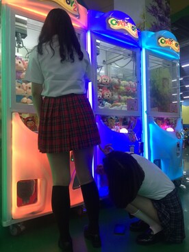 「teeのアイテム（Tシャツ/カットソー、ホワイト系）」を使った、CHAEYEAHさん（レディース・168cm）の秋コーディネート