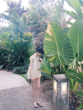 「ZIMMERMANN（ジマーマン）のアイテム」を使った、CHAEYEAHさん（レディース・168cm）の秋コーディネート