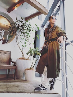「ASH（アッシュ）のアイテム（ジャケット/アウター）」を使った、咲子さん（レディース・168cm）の冬コーディネート