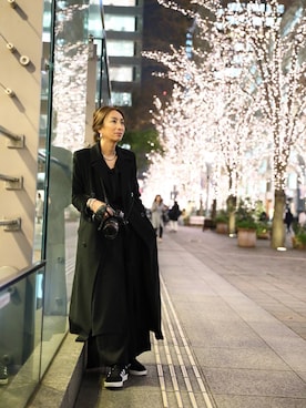 「SHEL’TTER（シェルター）のアイテム（ジャケット/アウター）」を使った、咲子さん（レディース・168cm）の冬コーディネート
