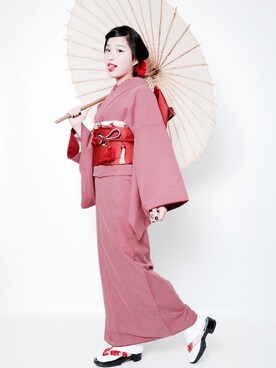咲子さんの（kimono | キモノ）を使ったコーディネート