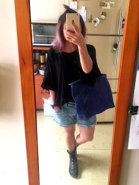 「PAOLA FERRI（パオラフェリー）のアイテム」を使った、培333さん（レディース・153cm）の春コーディネート