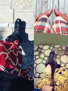 「skirt」｜「アイテム（ワンピース）」を使った、培333さん（レディース・153cm）の春コーディネート
