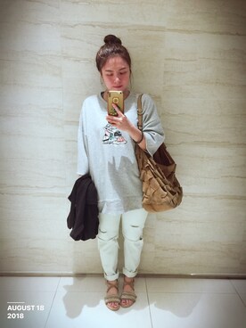 「Accessorize（アクセサライズ）のアイテム」を使った、培333さん（レディース・153cm）の夏コーディネート