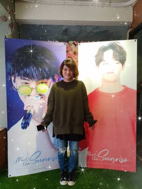 「HBD」｜培333さん（レディース・153cm）の冬コーディネート