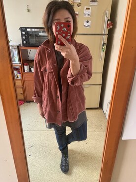 「PAOLA FERRI（パオラフェリー）のアイテム」を使った、培333さん（レディース・153cm）の春コーディネート